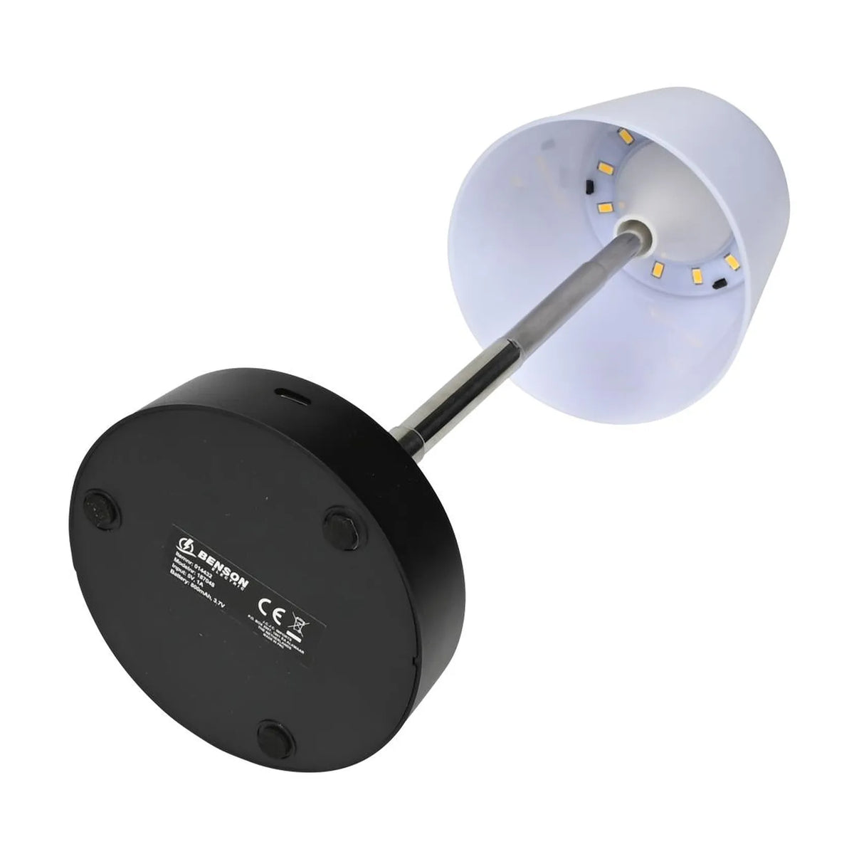Benson Electric LED tafellamp dimbaar oplaadbaar telescoop display