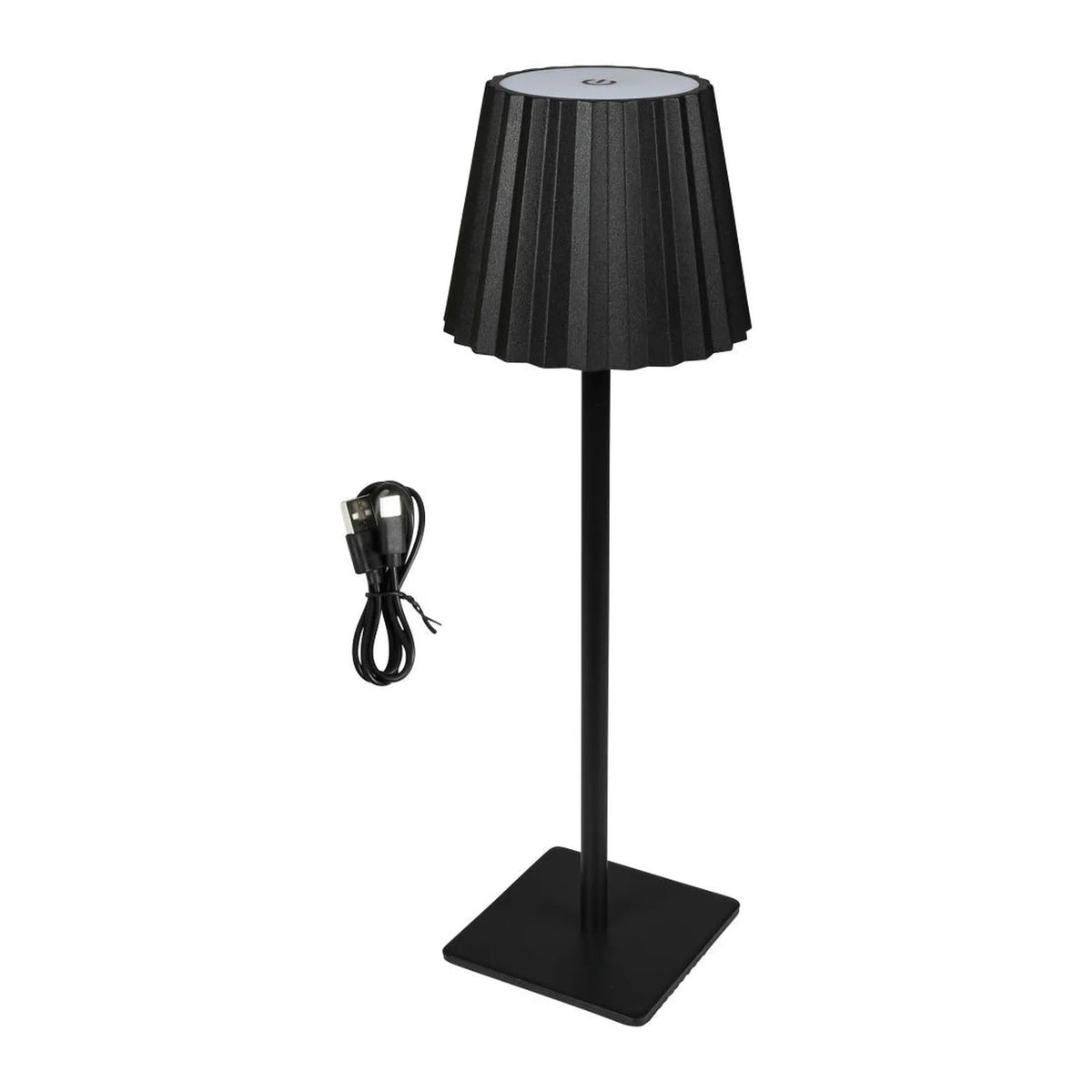 Benson Electric LED Tafellamp oplaadbaar alu de luxe 38 cm