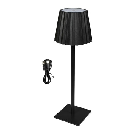 Benson Electric LED Tafellamp oplaadbaar alu de luxe 38 cm