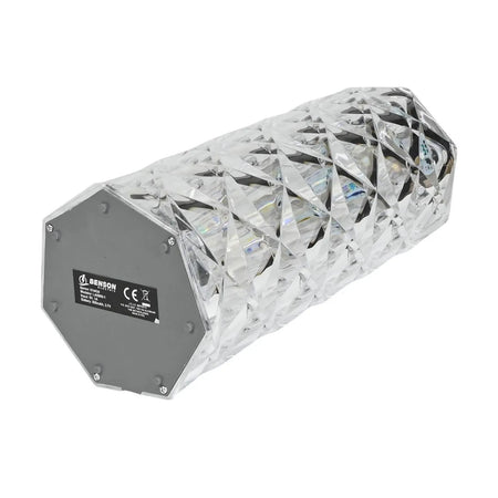 Benson Electric LED Tafellamp oplaadbaar kristal + afstandbediening