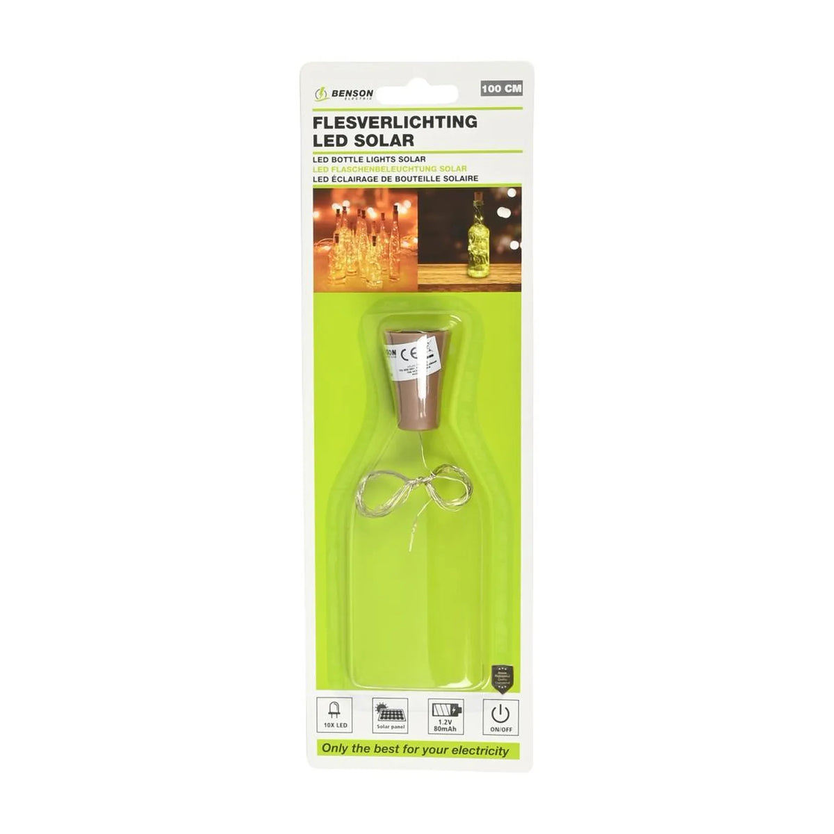 Benson Electric LED flesverlichting solar