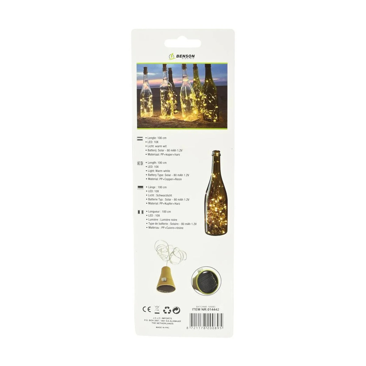 Benson Electric LED flesverlichting solar