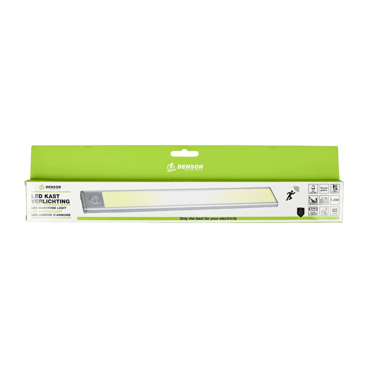 Benson Electric LED kastverlichting met PIR sensor