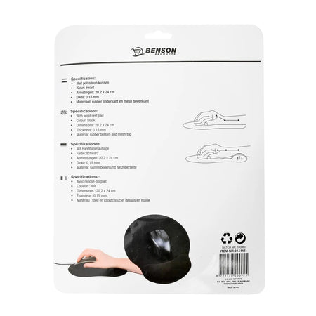 Benson Muismat XL ergonomisch