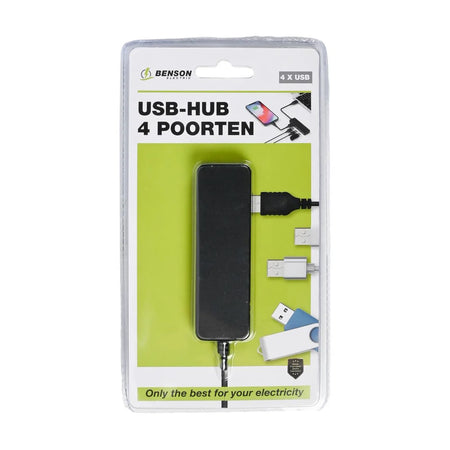Benson Electric USB-hub 4 poorten
