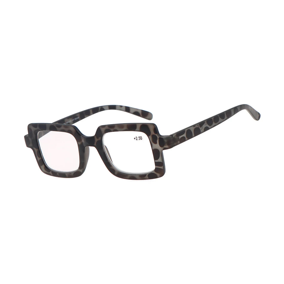 Benson Optics Leesbril Amsterdam bruin + donker grijs display