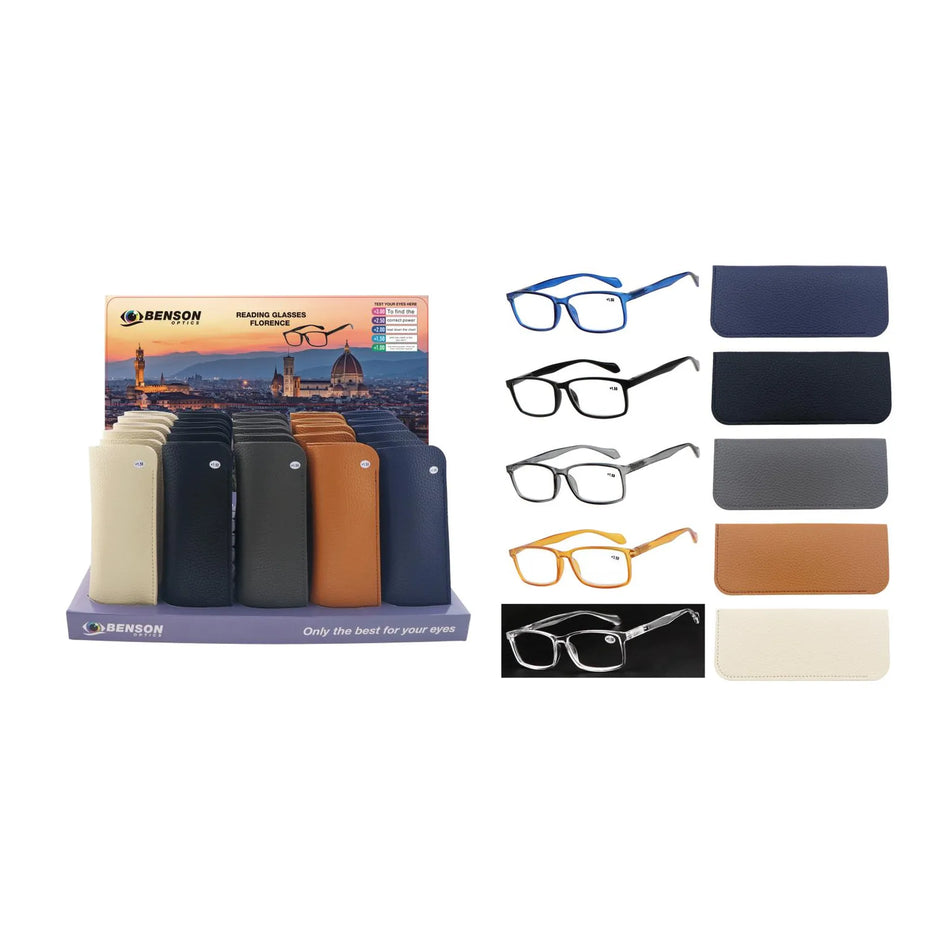 Benson Optics Leesbril Florence mix display