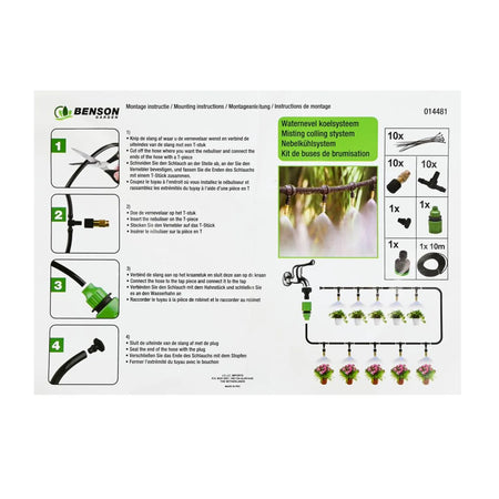 Benson Garden Waternevel koelsysteem 34 dlg