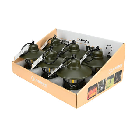 Benson Outdoor Campinglamp mini met haak display
