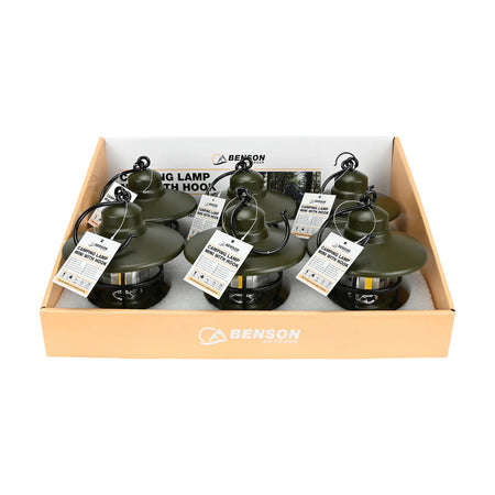 Benson Outdoor Campinglamp mini met haak display