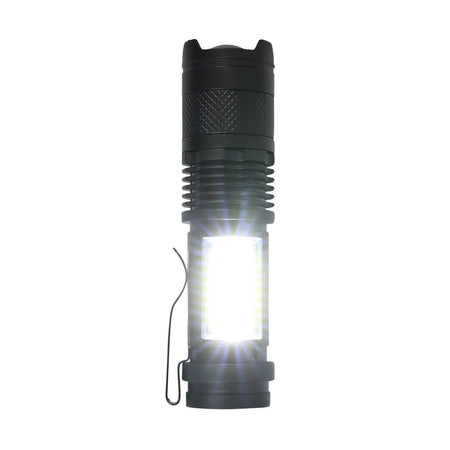 Höfftech Zaklamp COB oplaadbaar 2 dlg