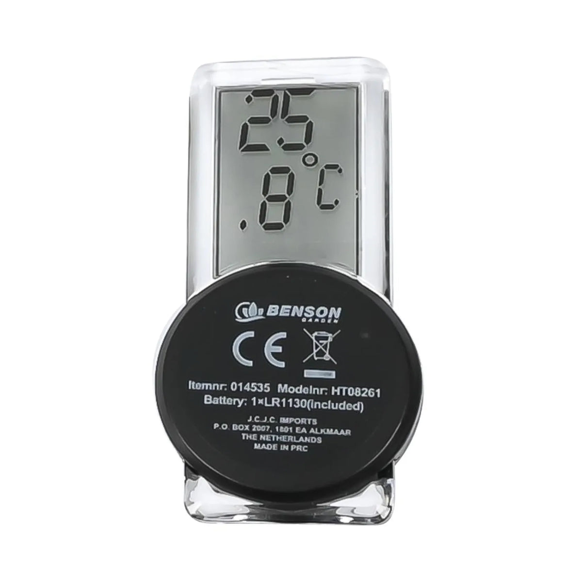 Benson Garden Digitale buiten thermometer met zuignap