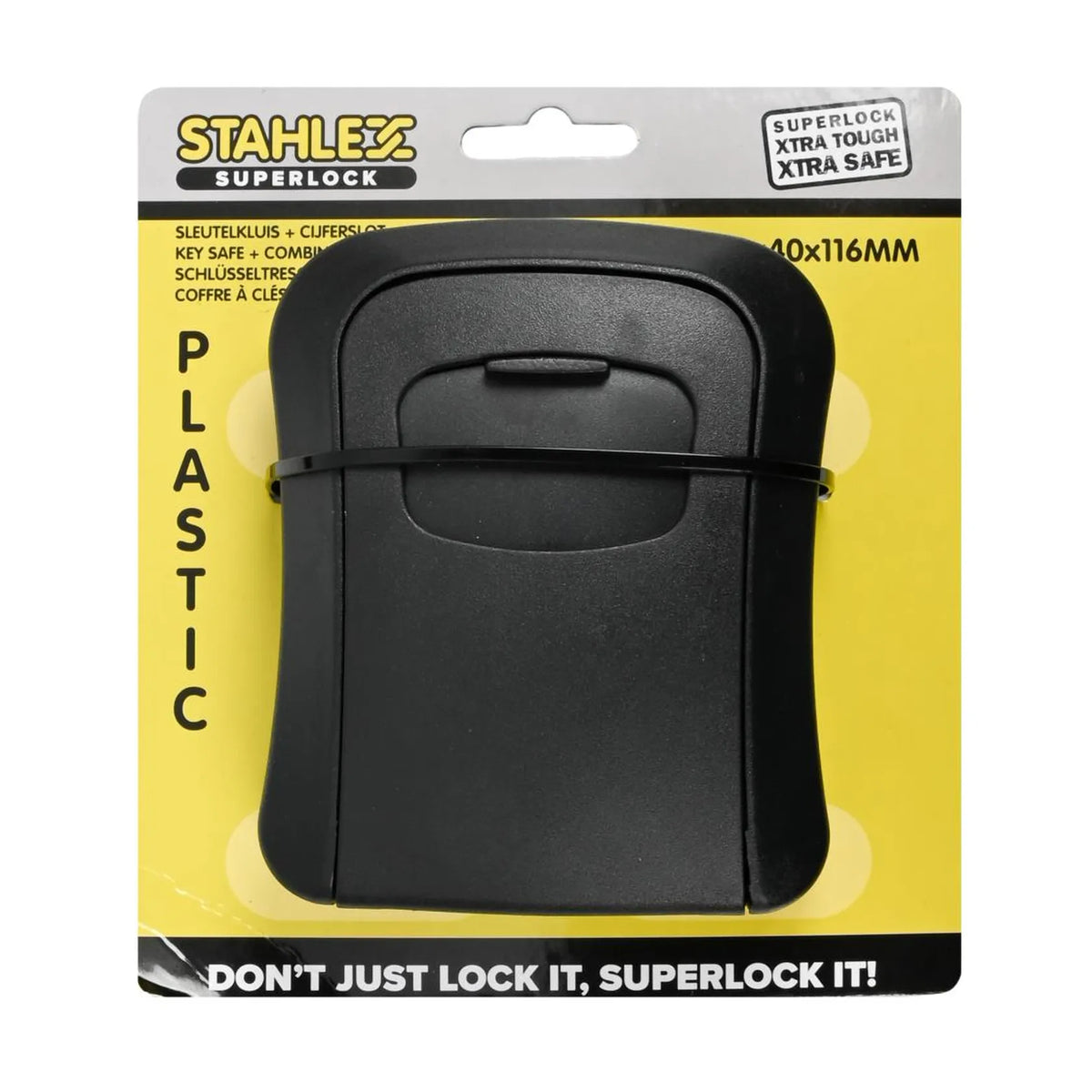 Stahlex Sleutelkluis + cijferslot plastic