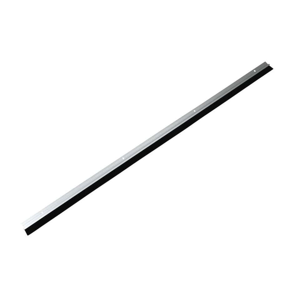 Benson Products Tochtstrip borstel 100 cm aluminium zilver