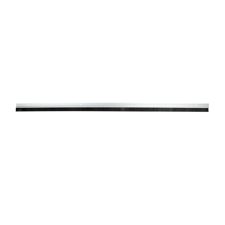 Benson Products Tochtstrip borstel 100 cm aluminium zilver