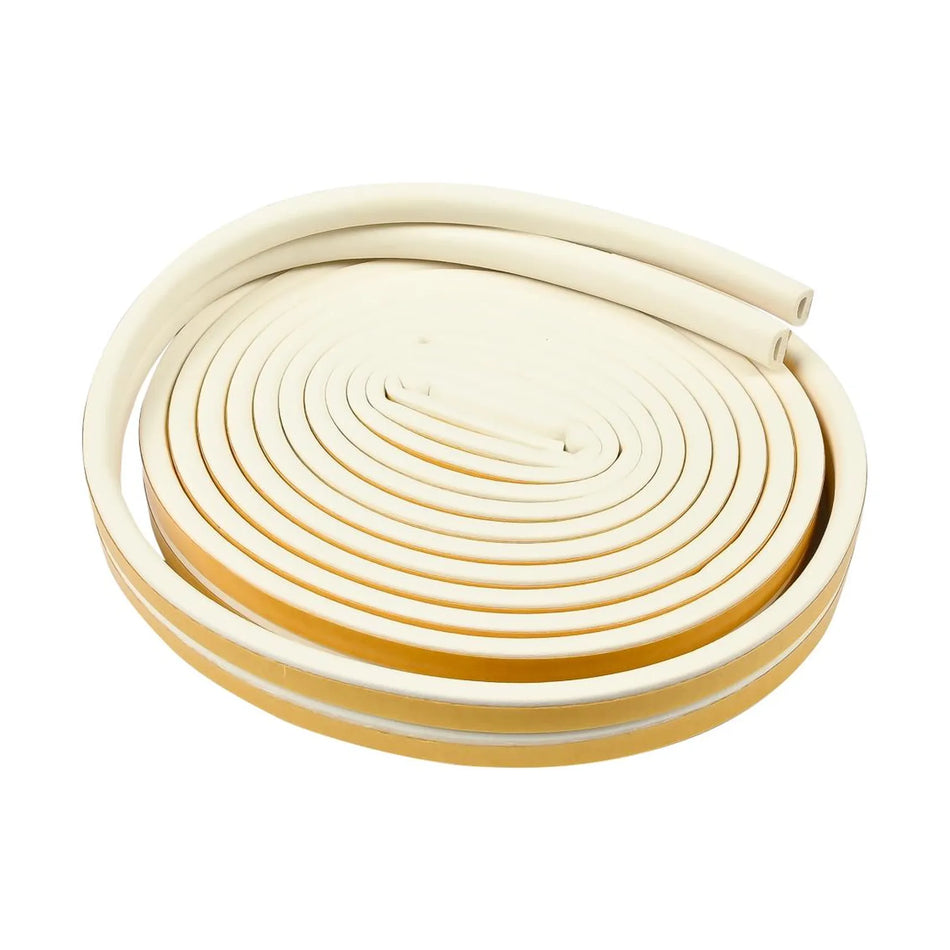 Benson Products Tochtstrip rubber D-profiel 2 x 3 m wit
