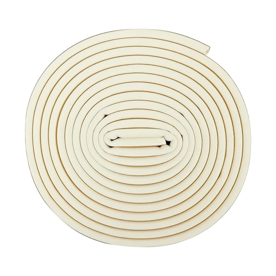 Benson Products Tochtstrip rubber D-profiel 2 x 3 m wit