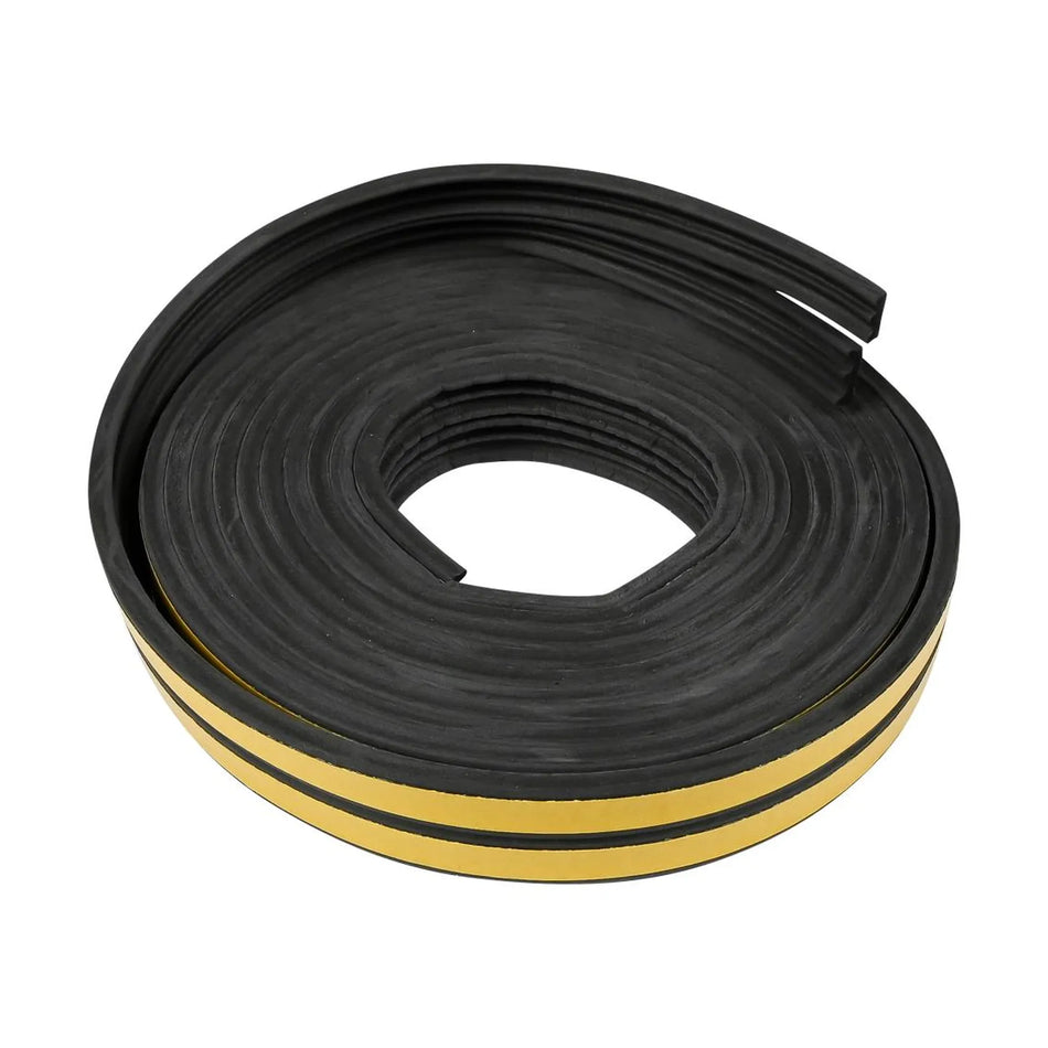 Benson Products Tochtstrip rubber E-profiel 2 x 3 m zwart