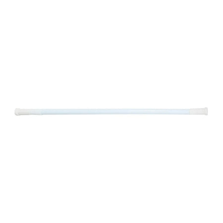 Benson Douchegordijnstang 77,5 - 135 cm wit