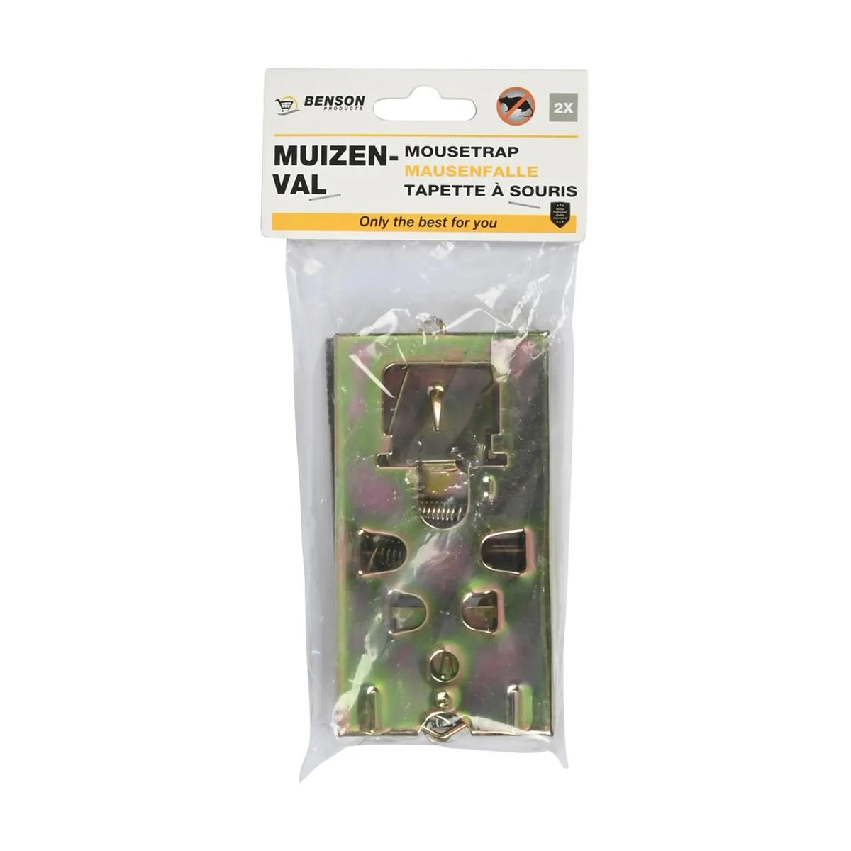 Benson Muizenval metaal 2 dlg