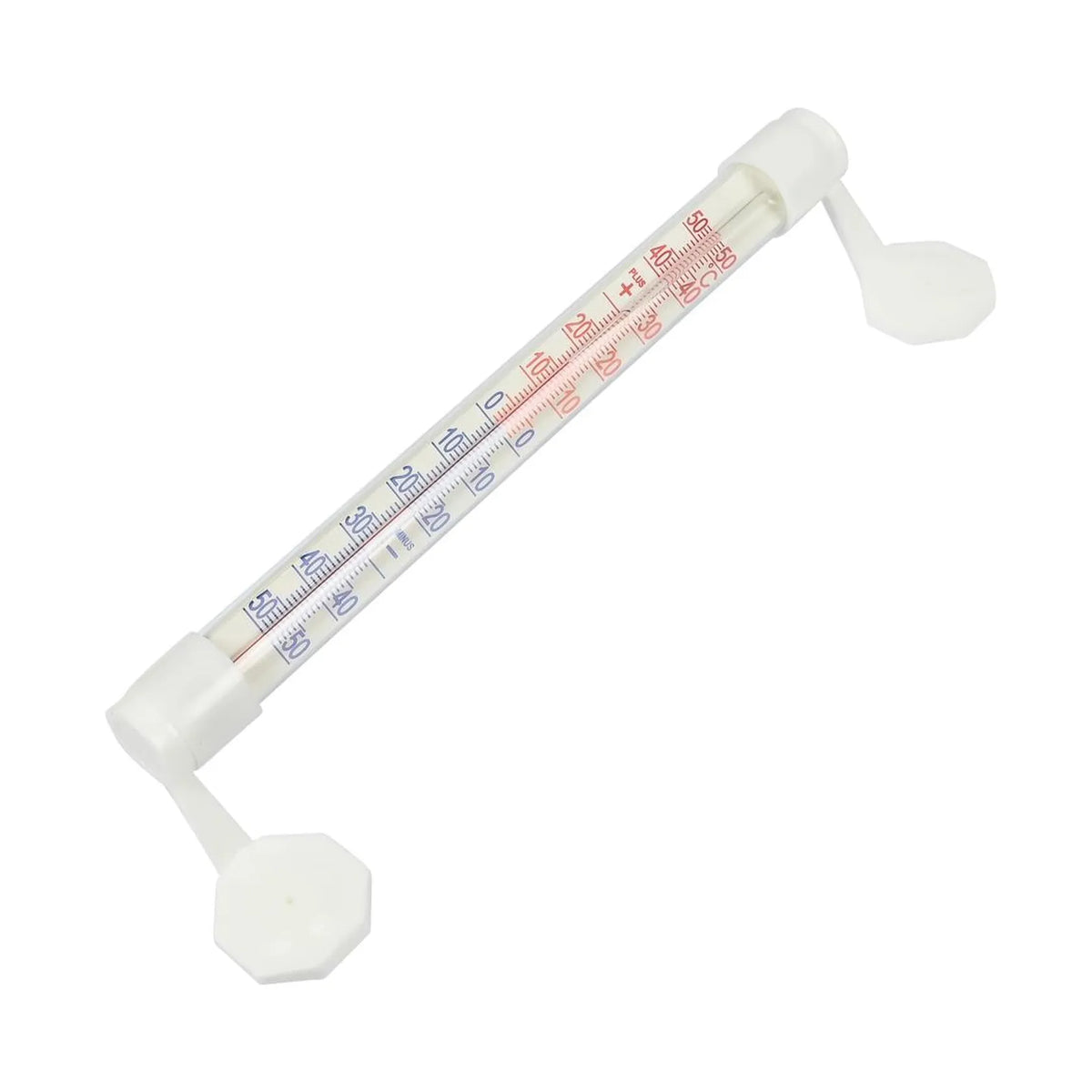 Benson Garden Thermometer met zuignap buiten wit 21 cm