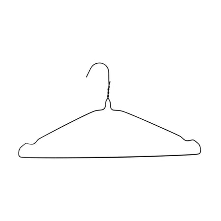 Benson Kledinghangers metaal 10 dlg zwart