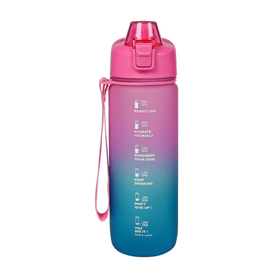 Benson Outdoor Drinkfles 750 ml blauw/ roze