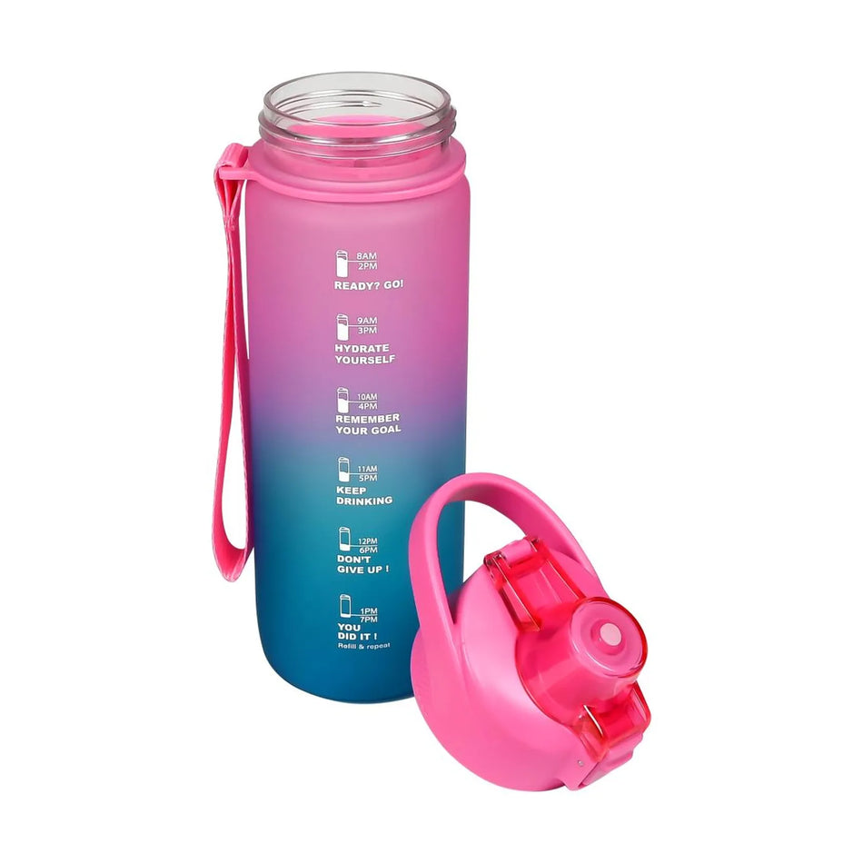 Benson Outdoor Drinkfles 750 ml blauw/ roze