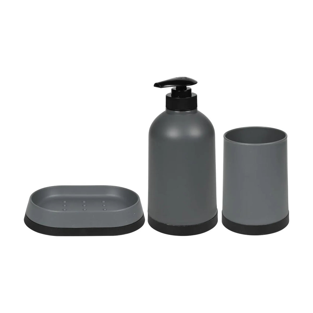 Benson Care Badkamerset grijs 3 dlg