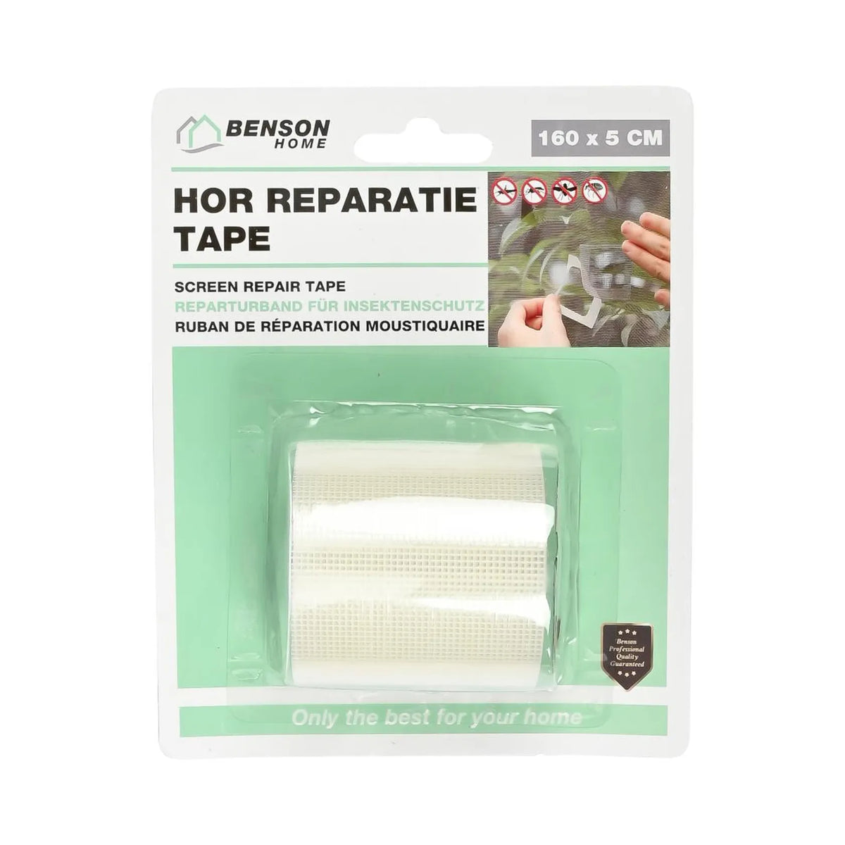 Benson, Benson Home Hor reparatie tape zelfklevend 160x5 cm wit