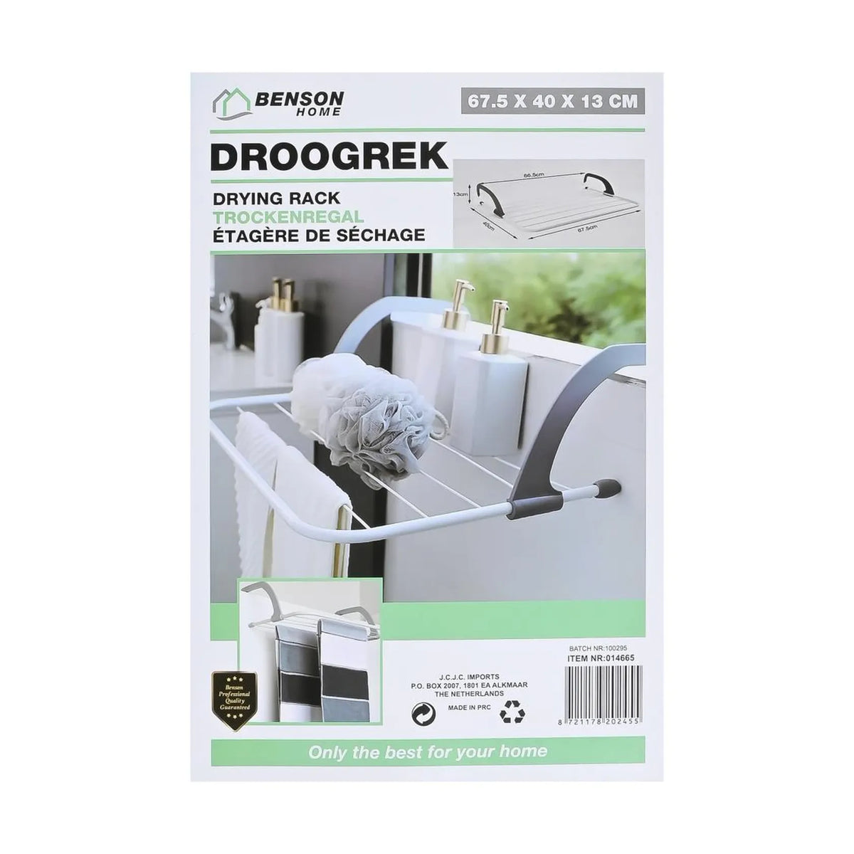 Benson Droogrek ophangbaar
