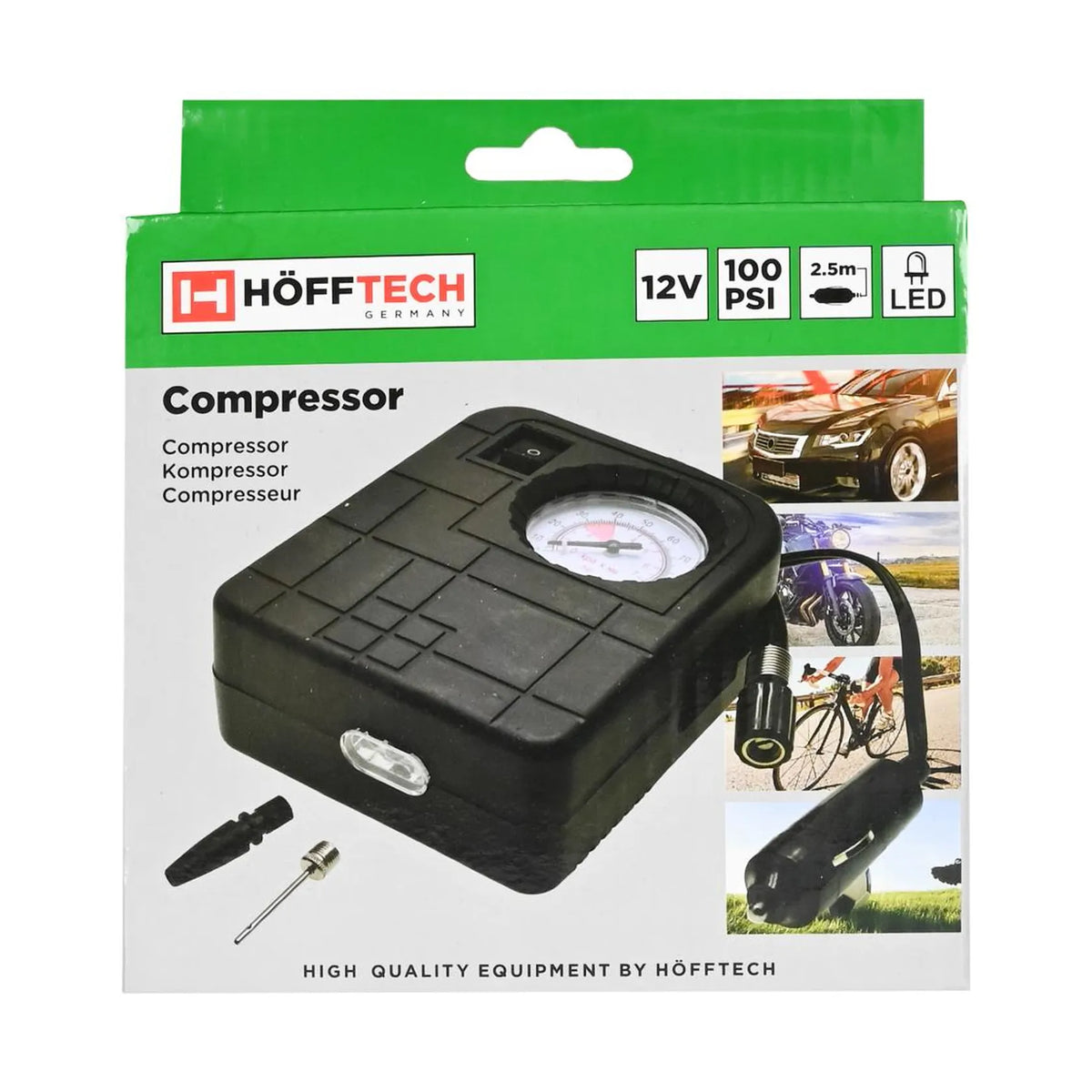 Höfftech Compressor 12V 100 psi compact