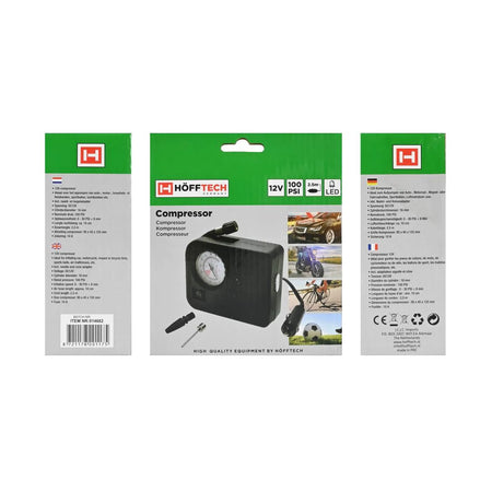 Höfftech Compressor 12V 100 psi compact