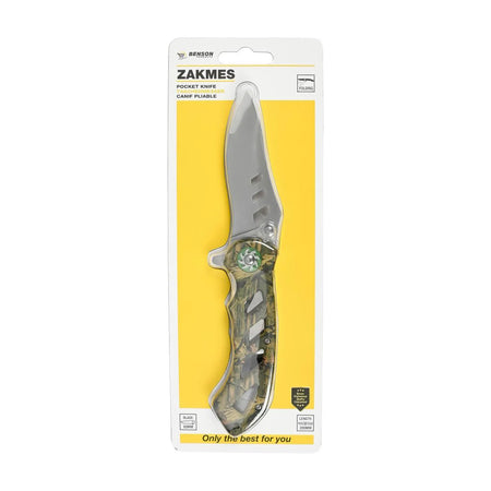 Benson Outdoor Zakmes inklapbaar survival