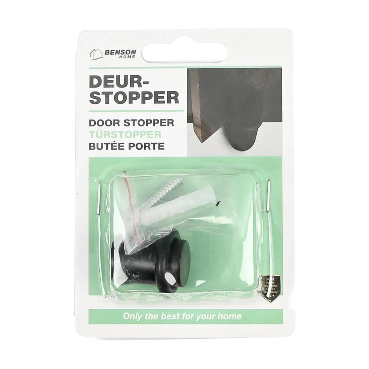 Benson Deurstopper mini zwart