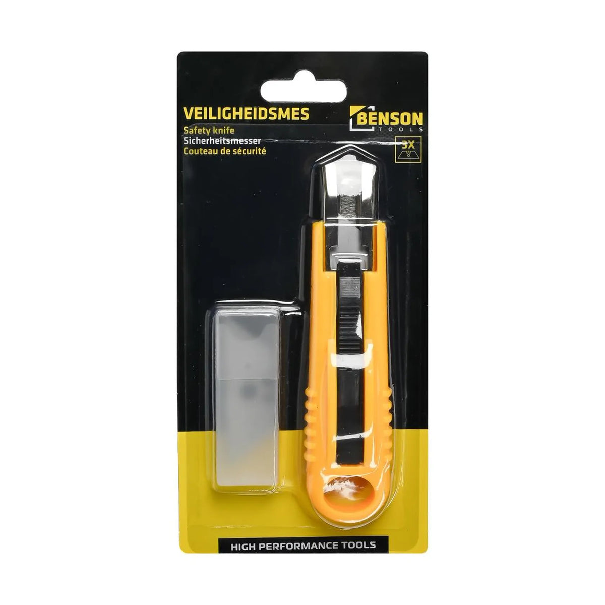 Benson Tools Veiligheidsmes + 3 reservemessen