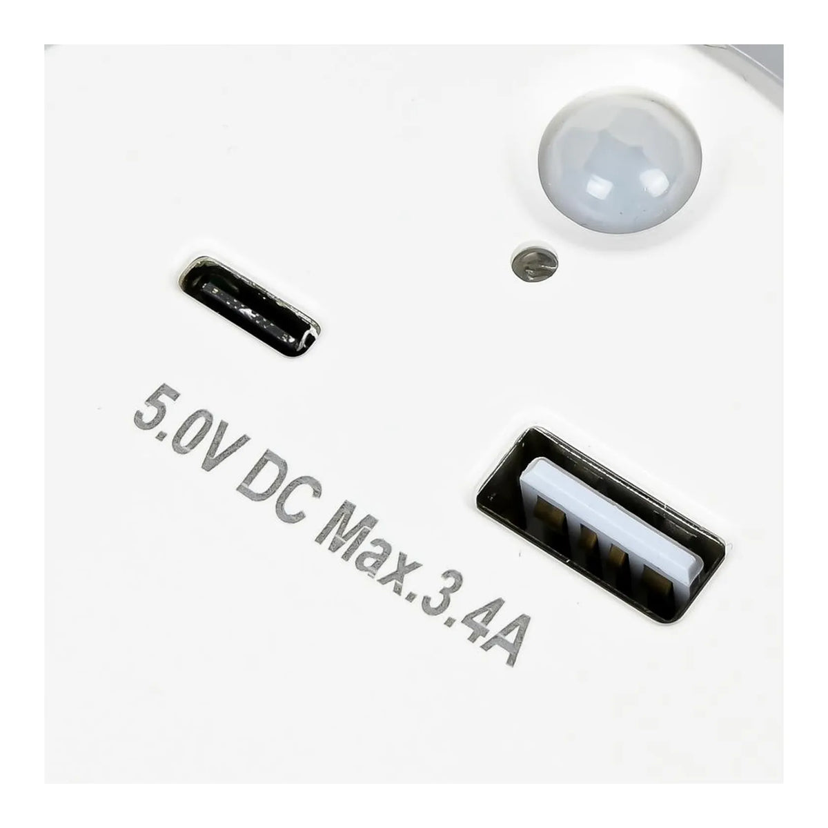 Benson Electric Nachtlamp USB-A en USB-C met dag/nacht + PIR sensor