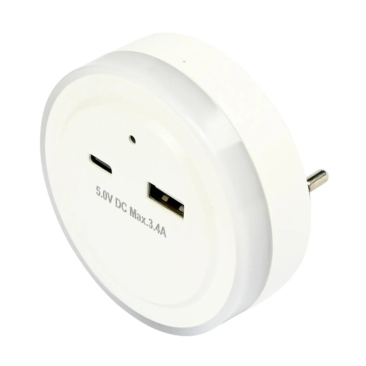 Benson Electric Nachtlamp USB-A en USB-C met sensor