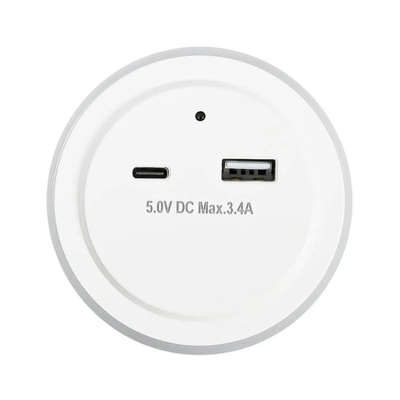 Benson Electric Nachtlamp USB-A en USB-C met sensor
