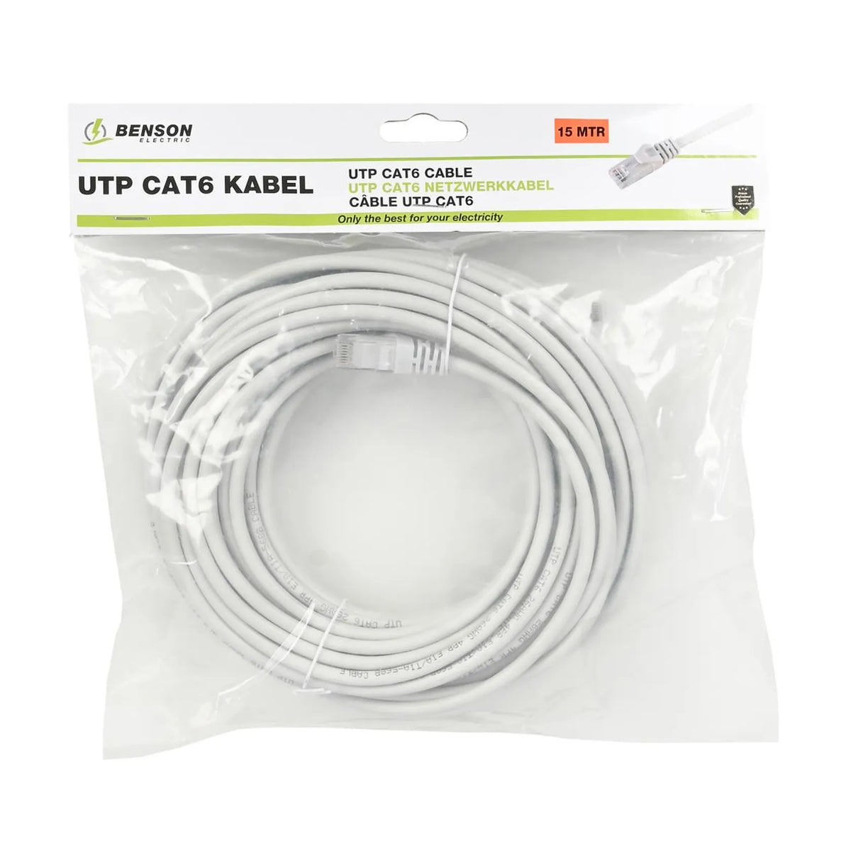 Benson Electric UTP CAT6 kabel 15 mtr