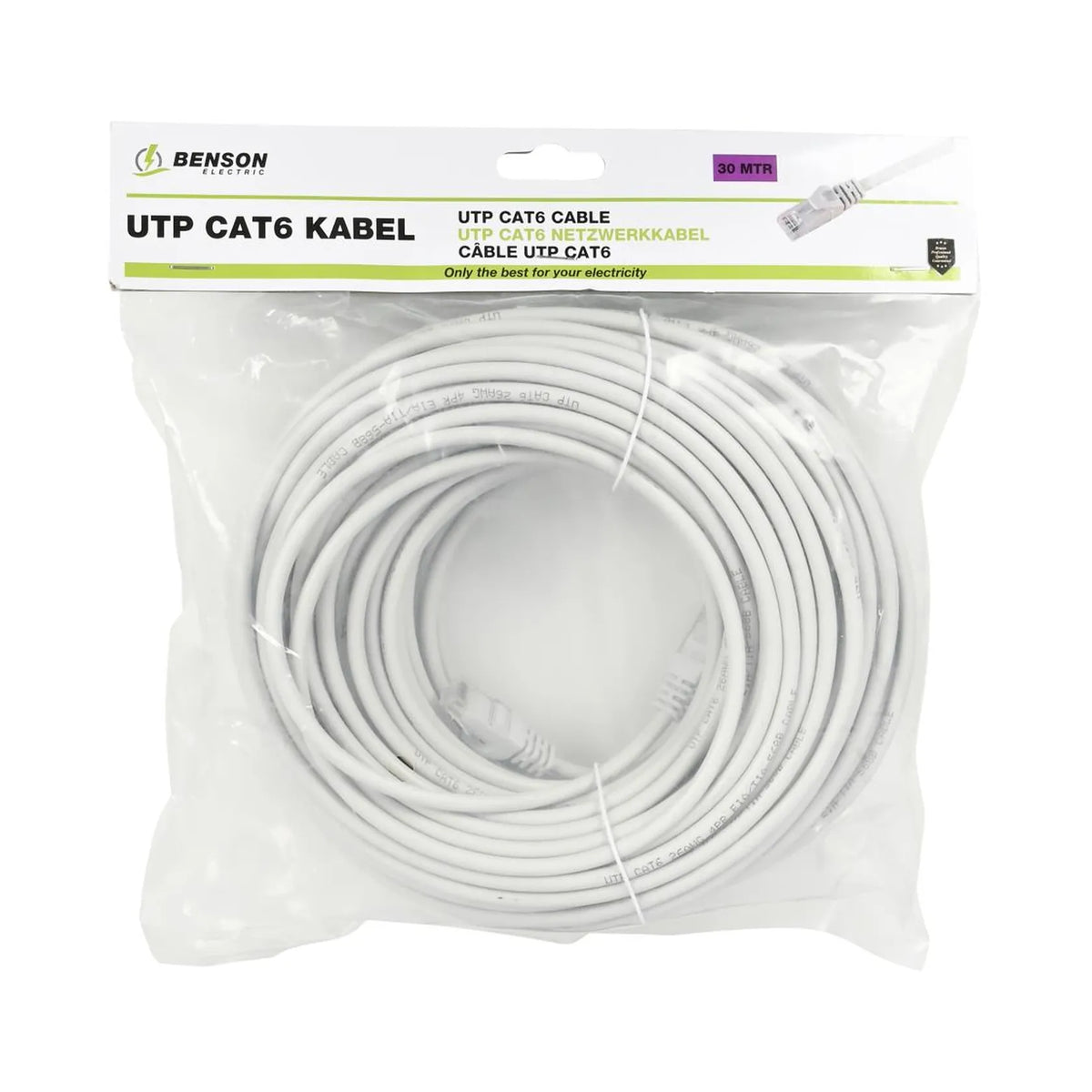 Benson Electric UTP CAT6 kabel 30 mtr