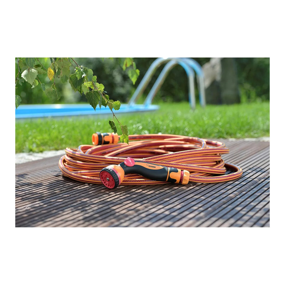 Rehau Tuinslangset 25 mtr compleet rood