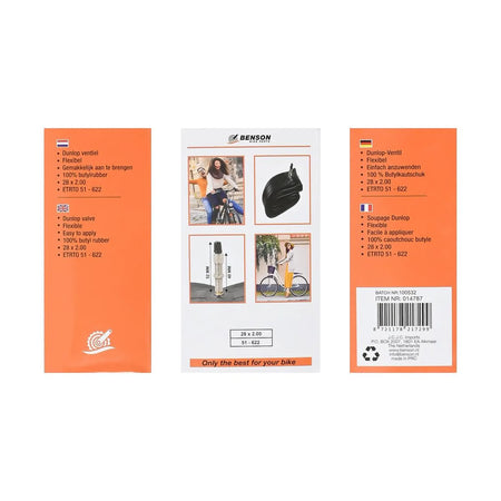 Benson Bike Parts Binnenband 28 x 2.00 butyl
