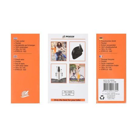 Benson Bike Parts Binnenband 700 x 19/23C butyl