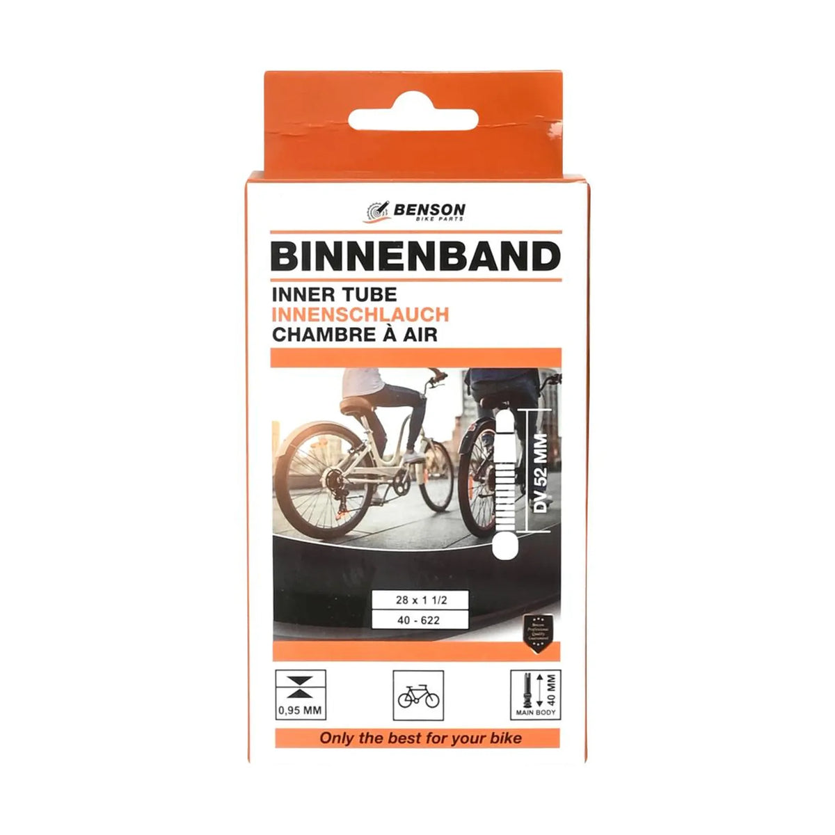 Benson Bike Parts Binnenband 28 x 1-1/2 butyl PAHS