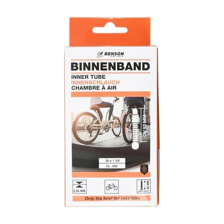 Benson Bike Parts Binnenband 26 x 1-3/8 butyl PAHS