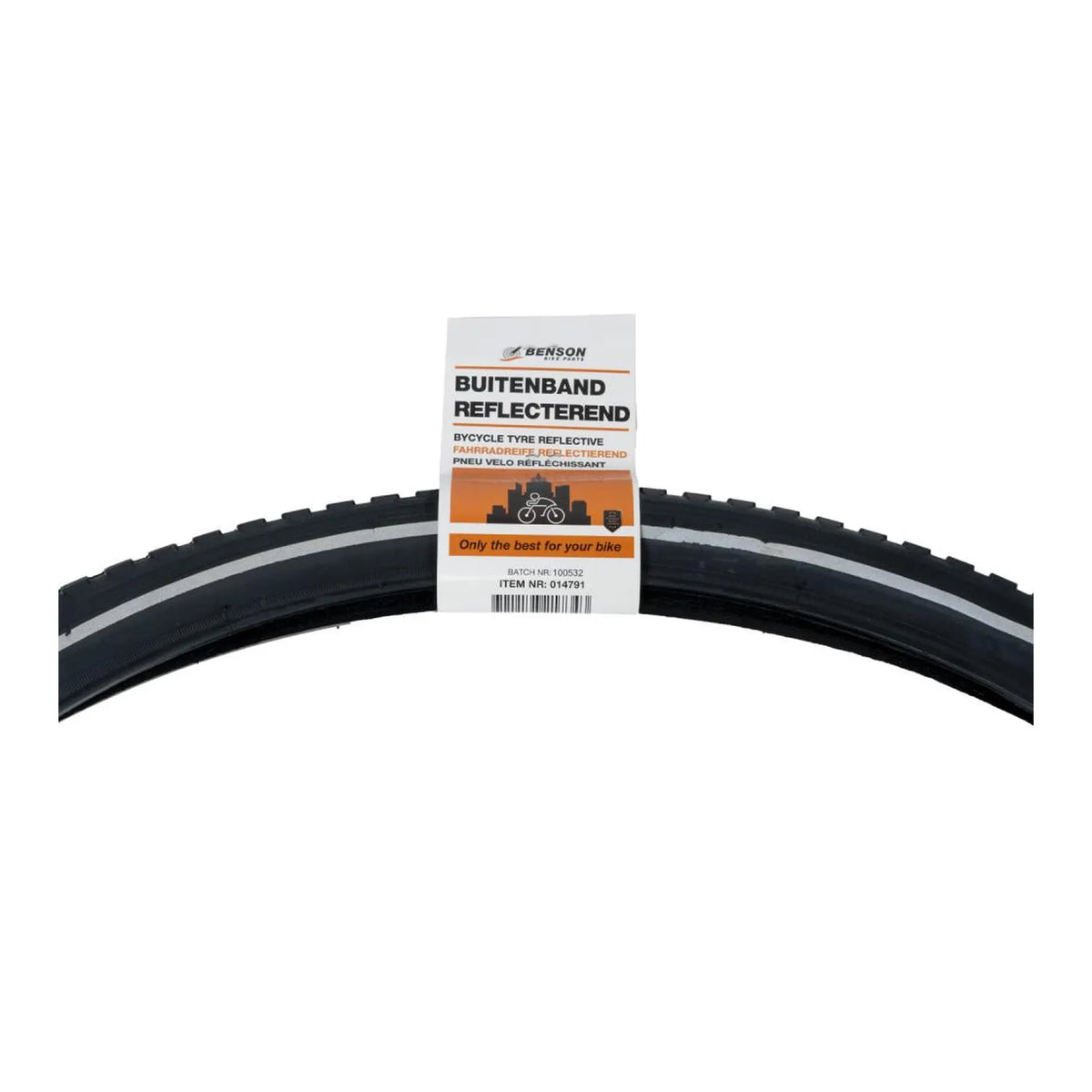 Benson Bike Parts Buitenband 28 x 1 1/2 reflecterend