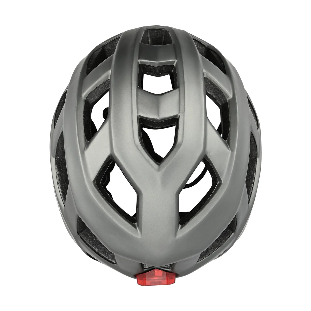 Benson Bike Parts Fietshelm volwassenen met verlichting grijs M