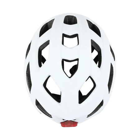 Benson Bike Parts Fietshelm volwassenen met verlichting wit M