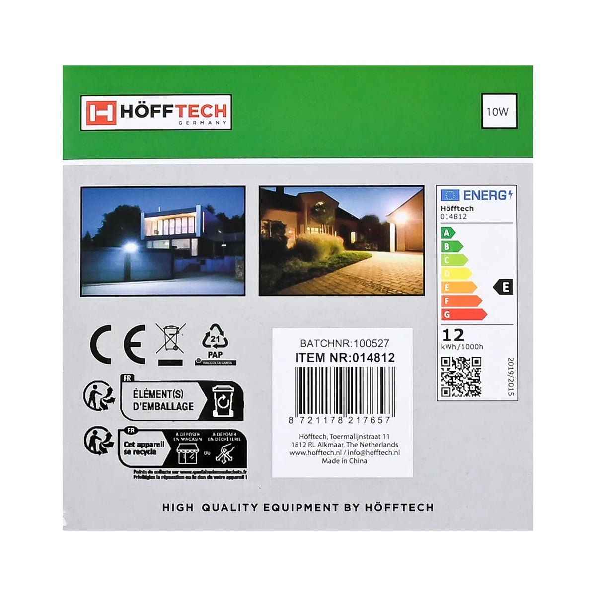 Höfftech LED straler flat 10W SMD